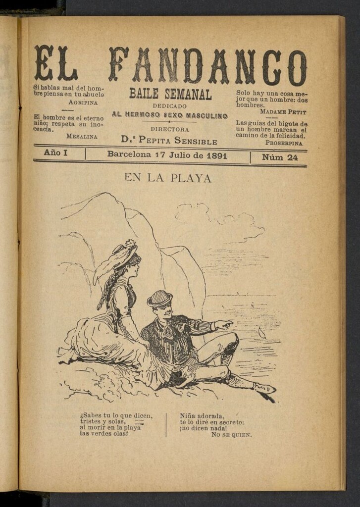 Miniatura de El Fandango del 17 de julio de 1891, nº 24