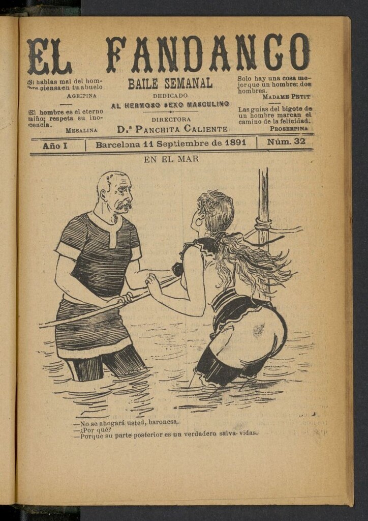 Miniatura de El Fandango del 11 de septiembre de 1891, nº 32
