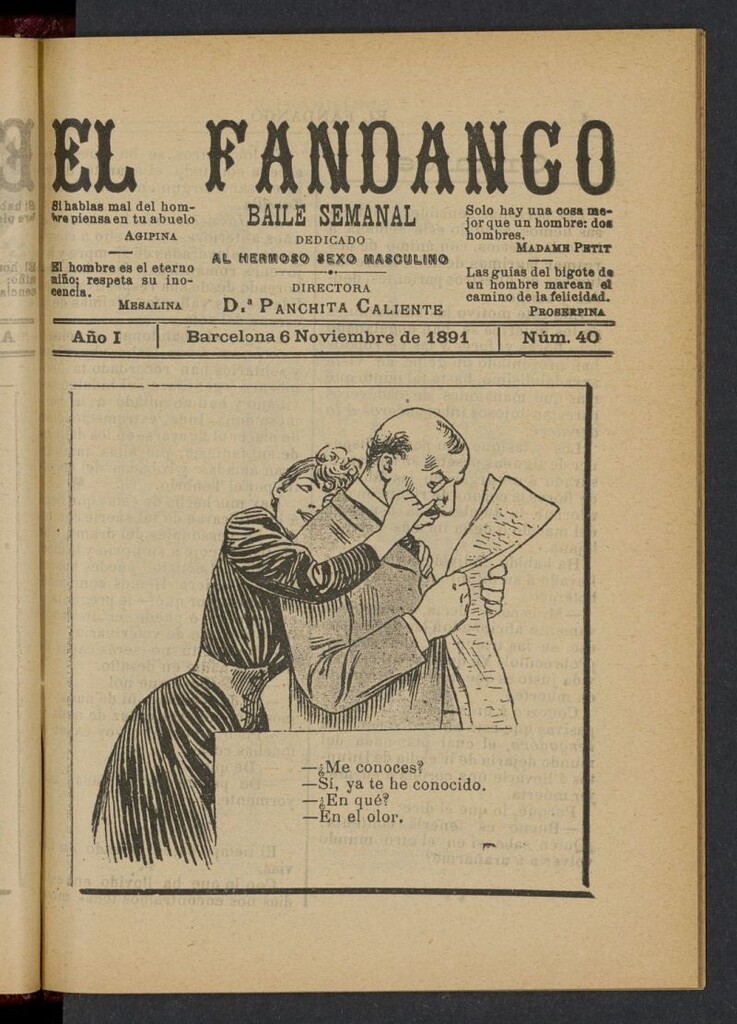 Miniatura de El Fandango del 6 de noviembre de 1891, nº 40