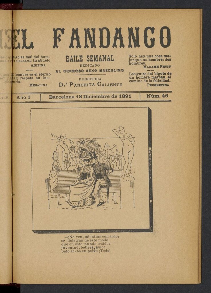 Miniatura de El Fandango del 18 de diciembre de 1891, nº 46
