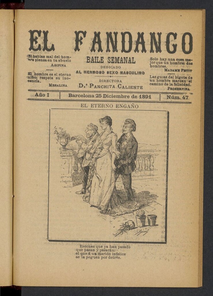 Miniatura de El Fandango del 25 de diciembre de 1891, nº 47