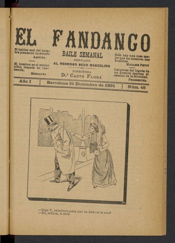 Miniatura de El Fandango del 31 de diceimbre de 1891, nº 48