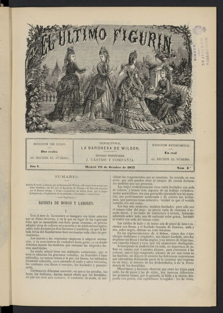 Miniatura de El Último Figurín del 29 de octubre de 1871, nº 4