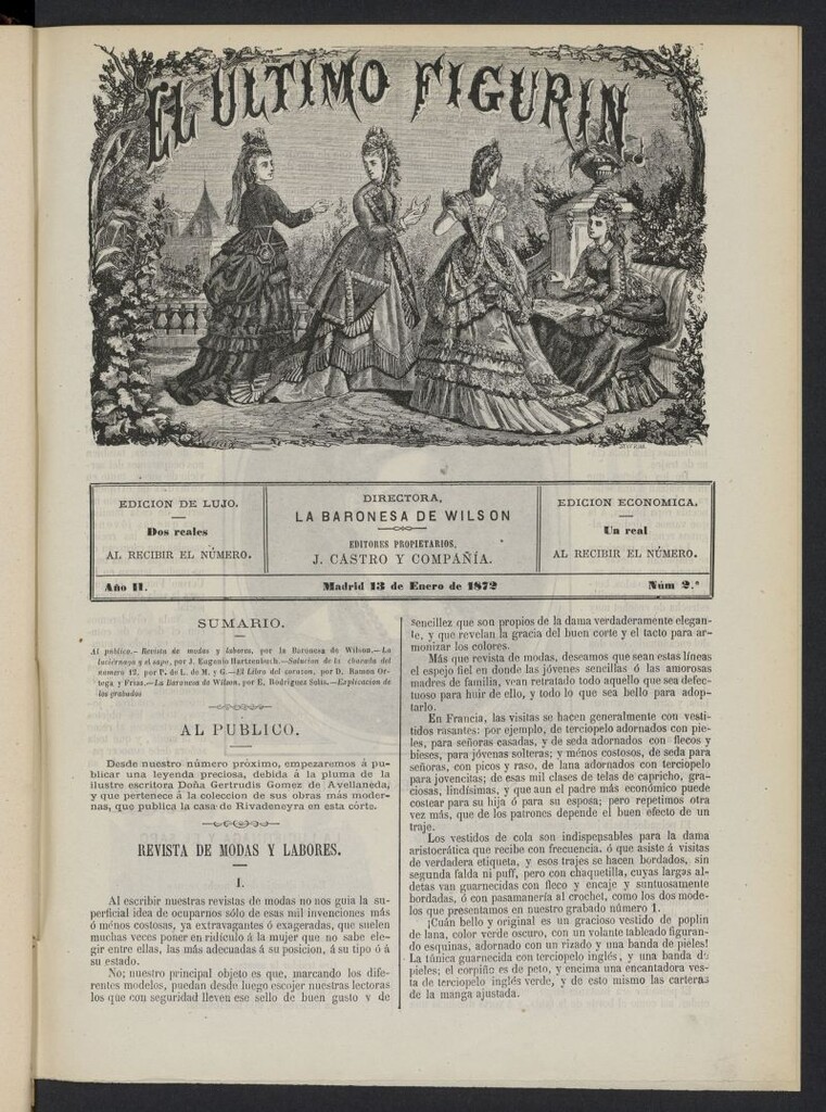 Miniatura de El Último Figurín del 13 de enero de 1872, nº 2