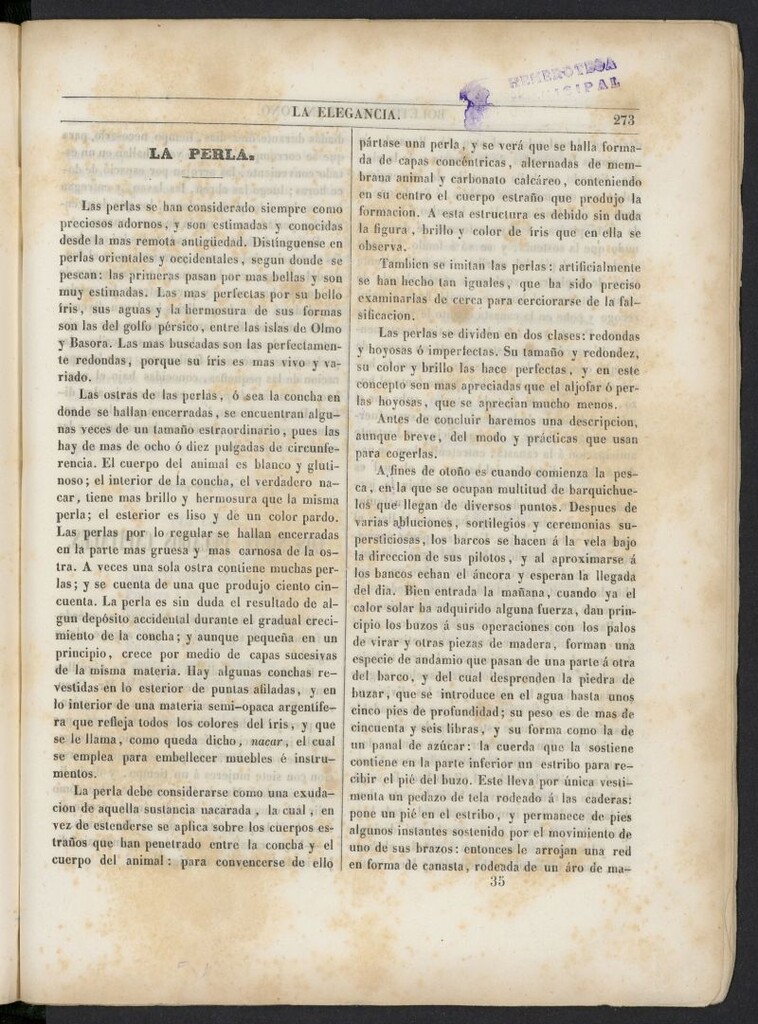 Miniatura de Elegancia: boletín del Gran Tono de 1846, nº 35