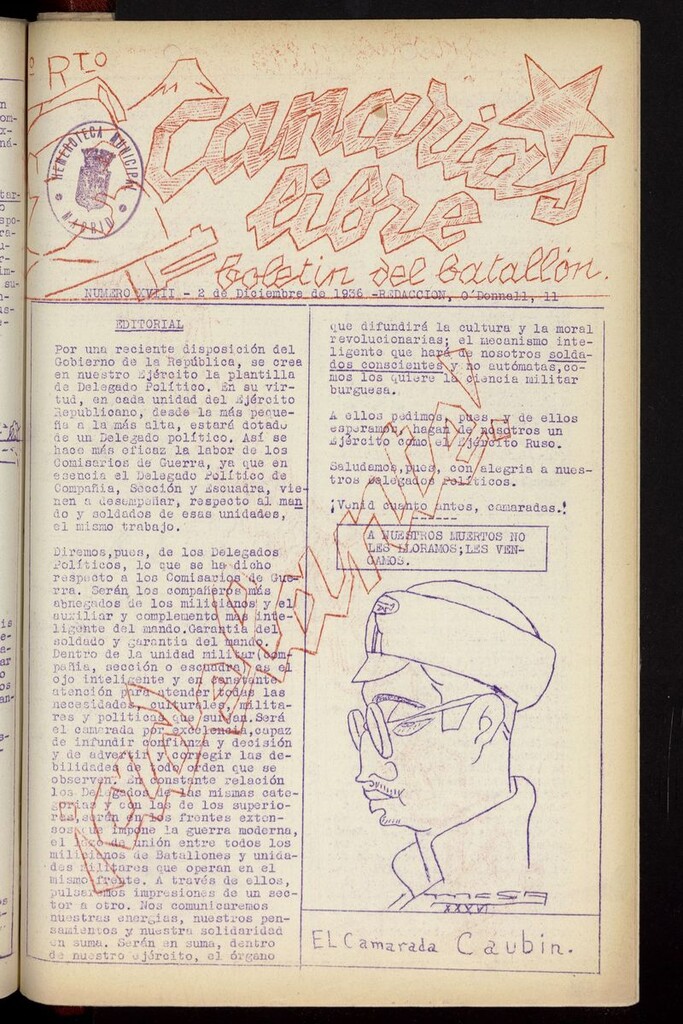 Miniatura de Canarias Libre (Madrid. 1936) del 2 de diciembre de 1936