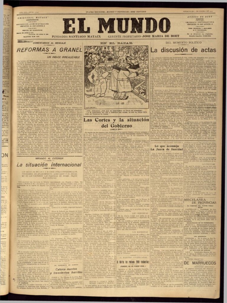 Miniatura de El Mundo del 5 de enero de 1921