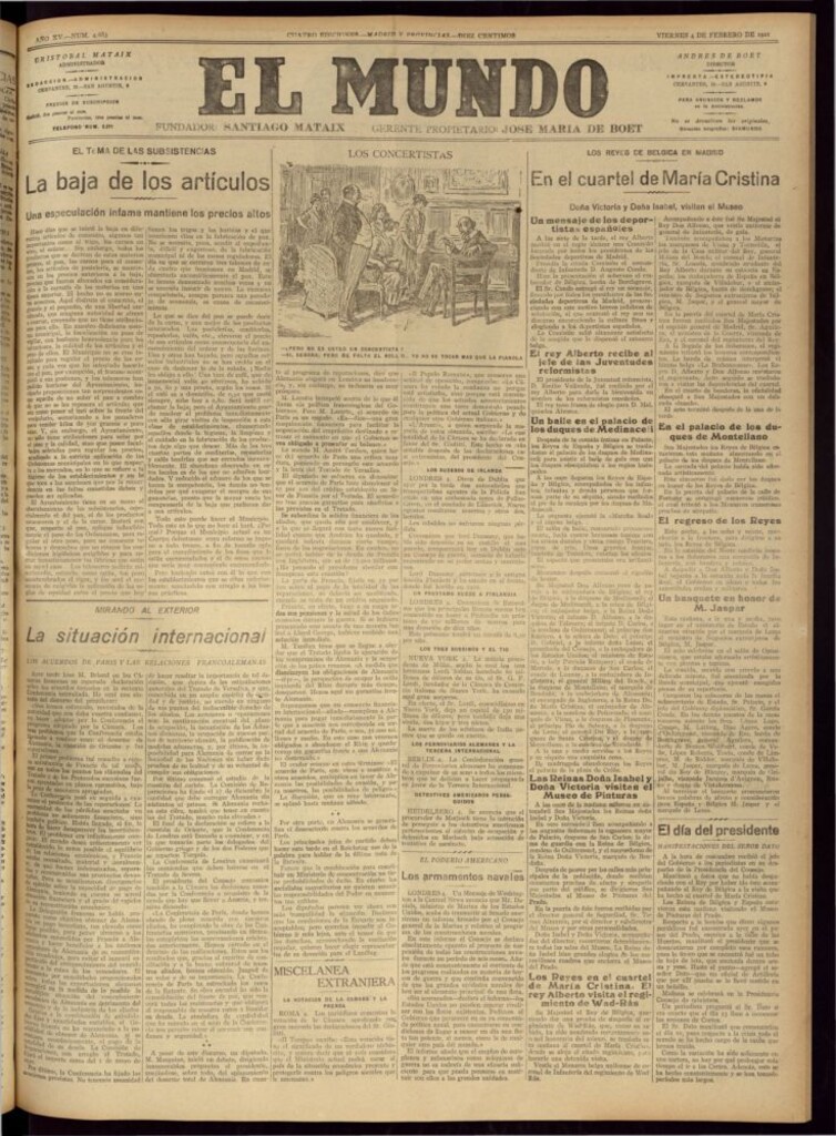 Miniatura de El Mundo del 4 de febrero de 1921