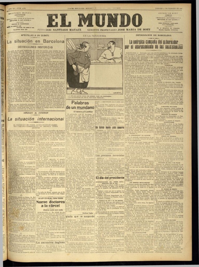 Miniatura de El Mundo del 11 de febrero de 1921