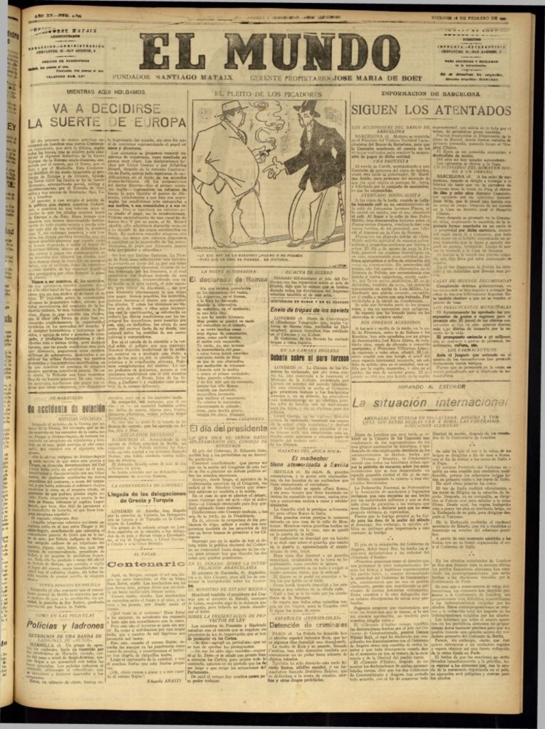 Miniatura de El Mundo del 18 de febrero de 1921