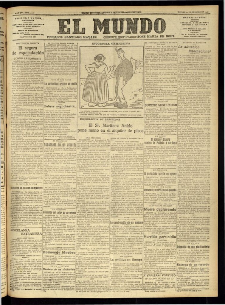 Miniatura de El Mundo del 24 de febrero de 1921