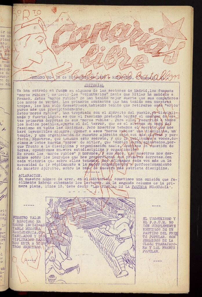 Miniatura de Canarias Libre (Madrid. 1936) del 18 de diciembre de 1936