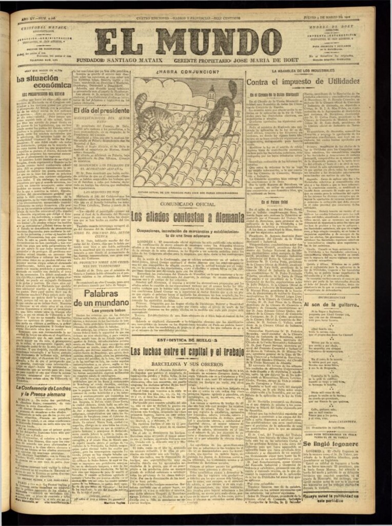 Miniatura de El Mundo del 3 de marzo de 1921
