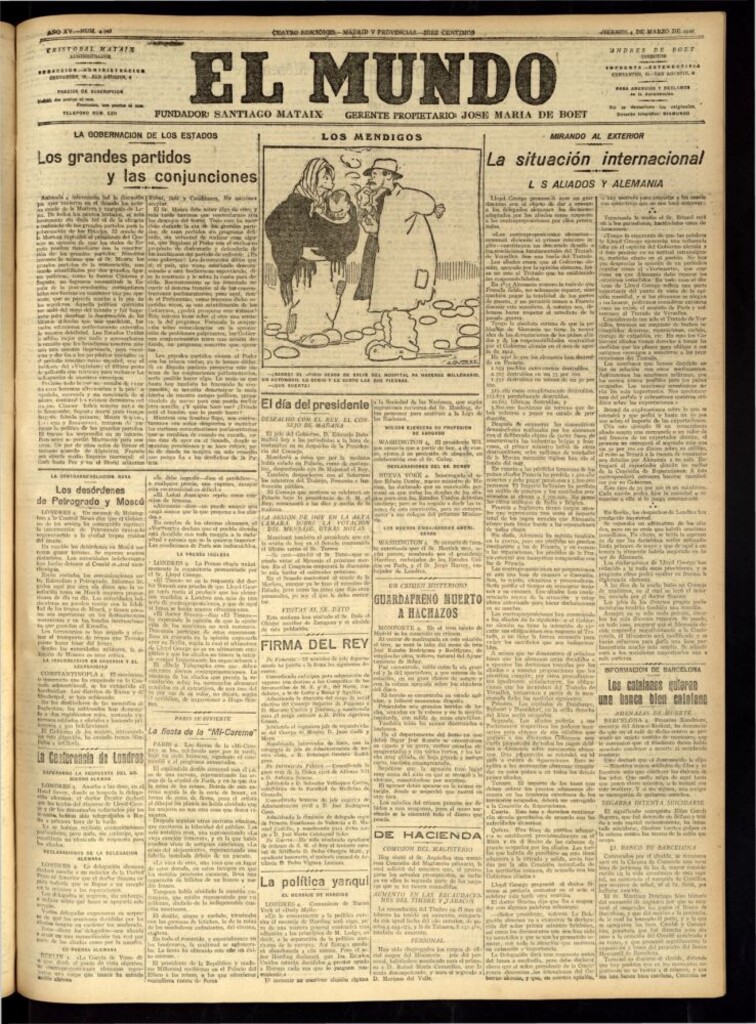 Miniatura de El Mundo del 4 de marzo de 1921