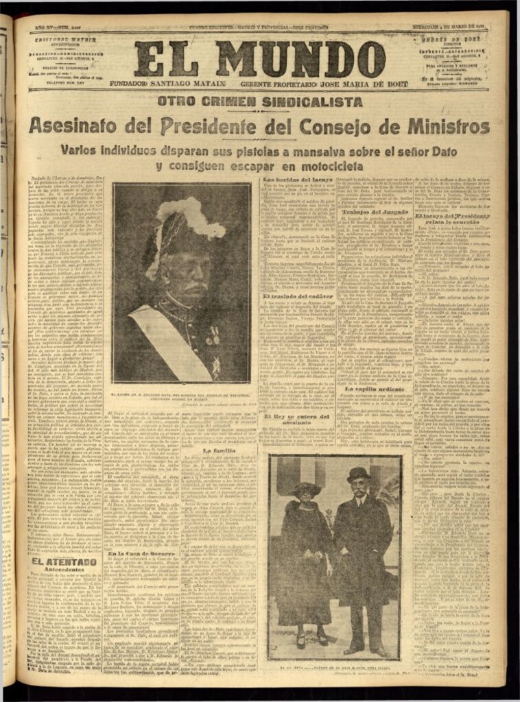 Miniatura de El Mundo del 9 de marzo de 1921