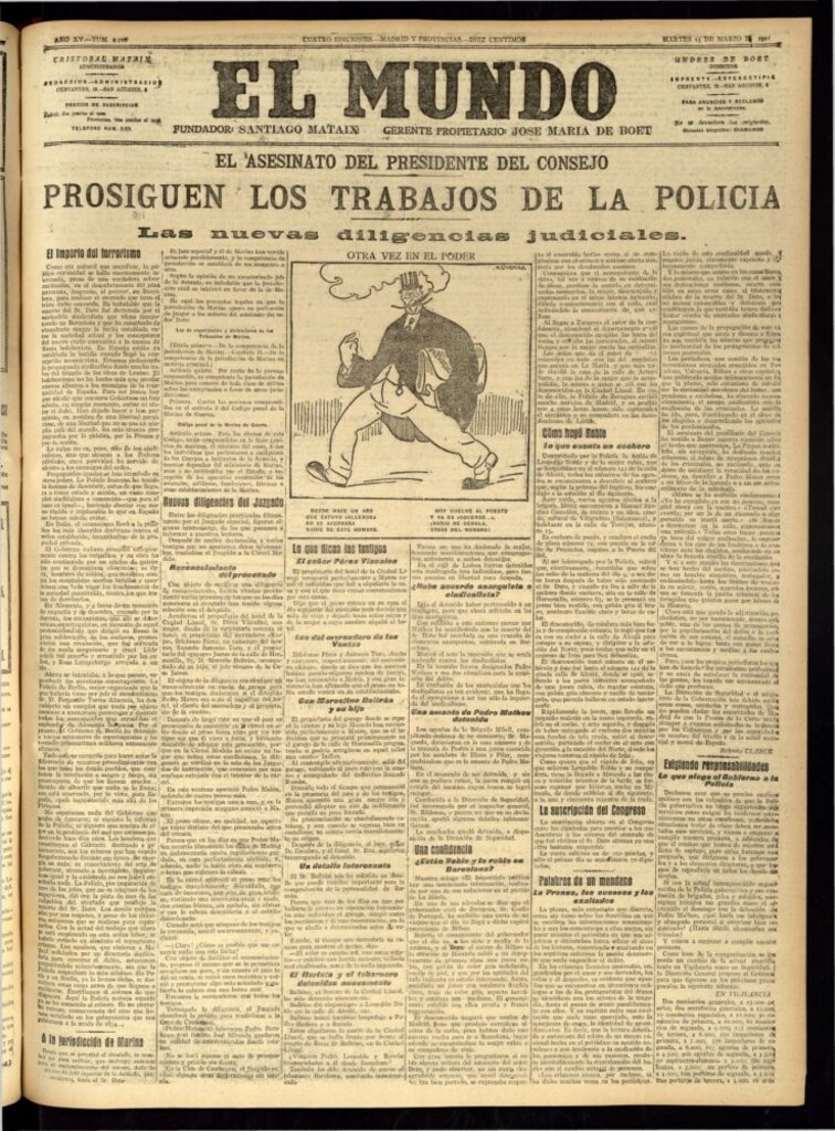 Miniatura de El Mundo del 15 de marzo de 1921