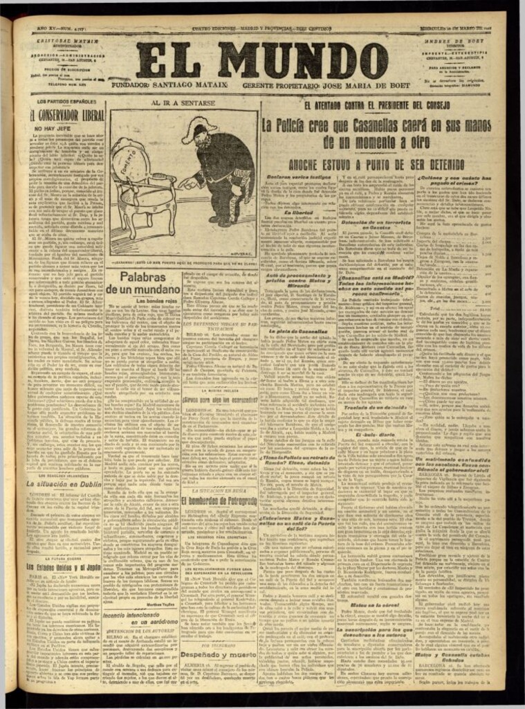 Miniatura de El Mundo del 16 de marzo de 1921