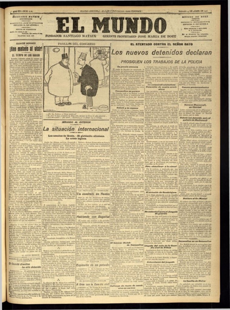 Miniatura de El Mundo del 19 de marzo de 1921