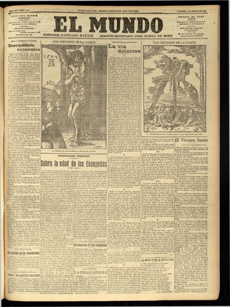 Miniatura de El Mundo del 25 de marzo de 1921