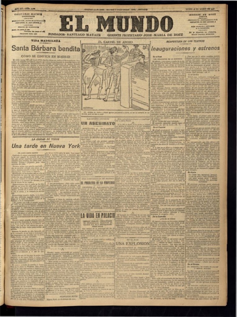 Miniatura de El Mundo del 28 de marzo de 1921 (edición de provincias)