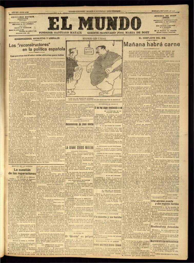 Miniatura de El Mundo del 5 de abril de 1921