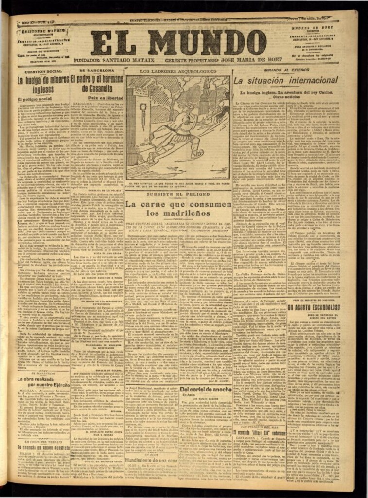 Miniatura de El Mundo del 7 de abril de 1921