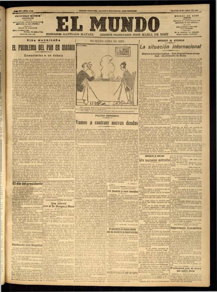 Miniatura de El Mundo del 16 de abril de 1921
