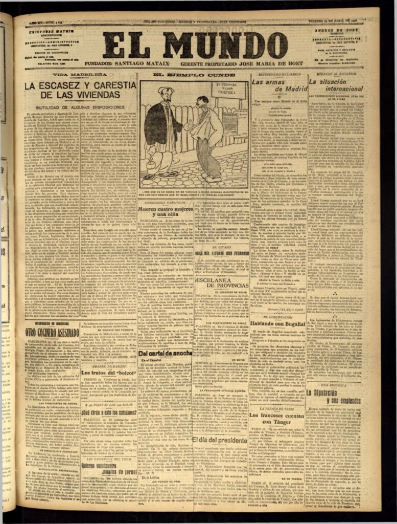 Miniatura de El Mundo del 29 de abril de 1921