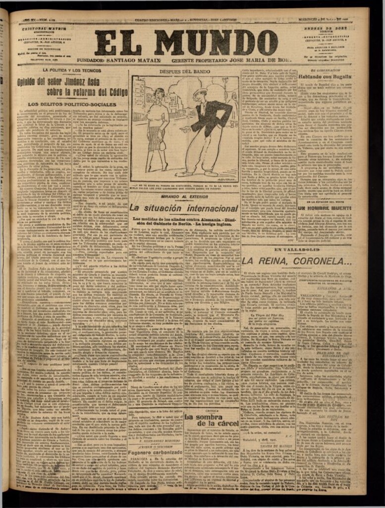 Miniatura de El Mundo del 4 de mayo de 1921 (edición de provincias)