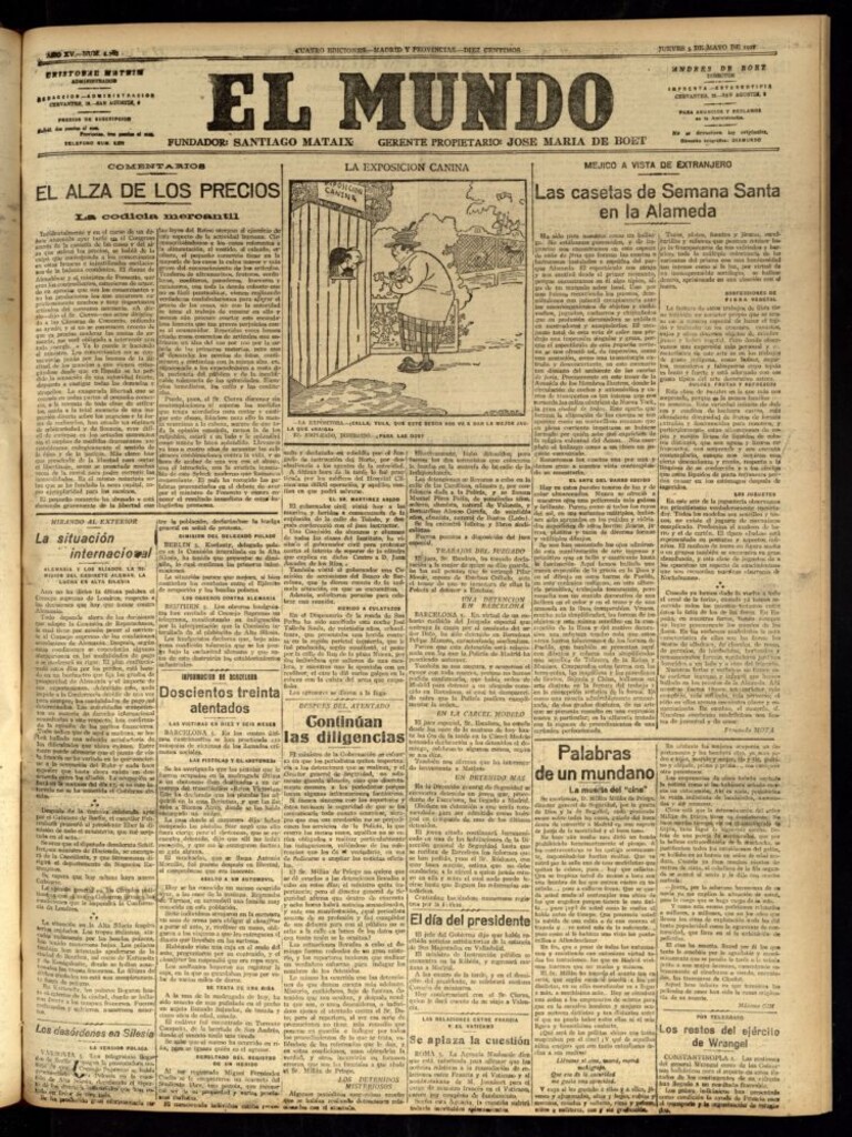 Miniatura de El Mundo del 5 de mayo de 1921
