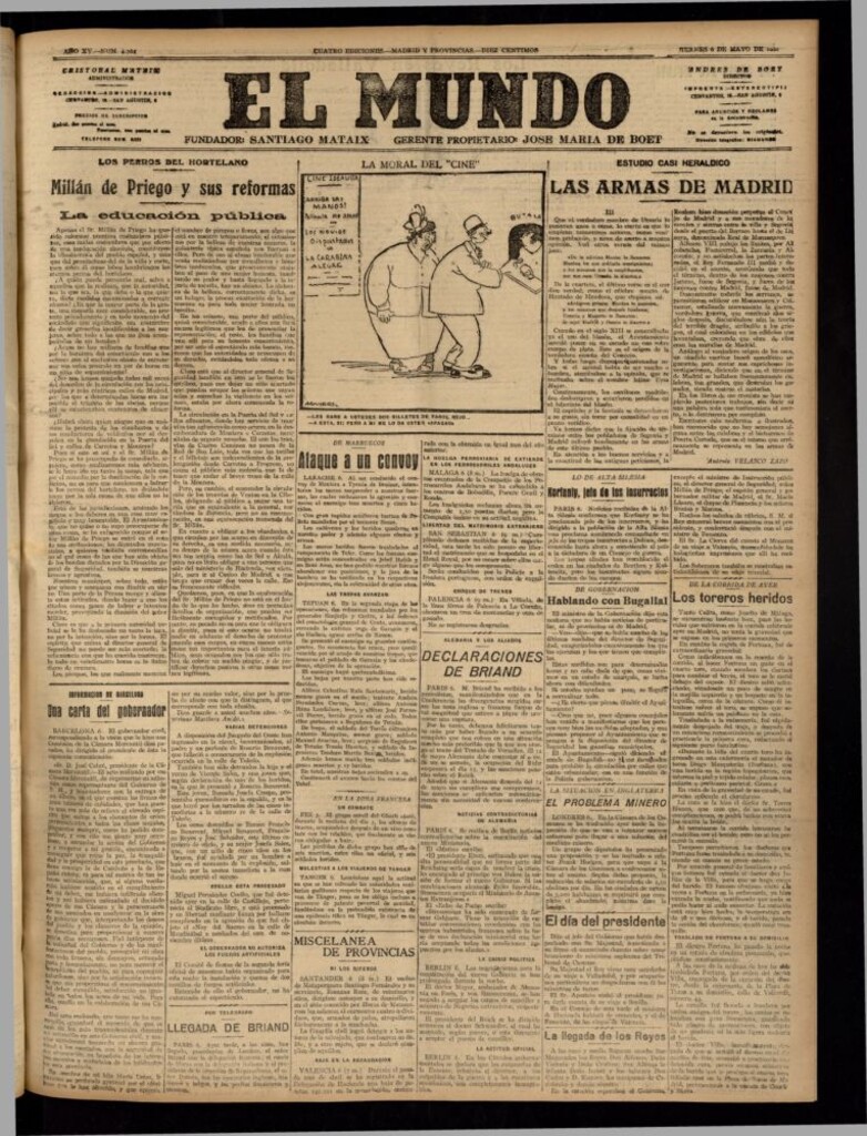 Miniatura de El Mundo del 6 de mayo de 1921 (edición de provincias)