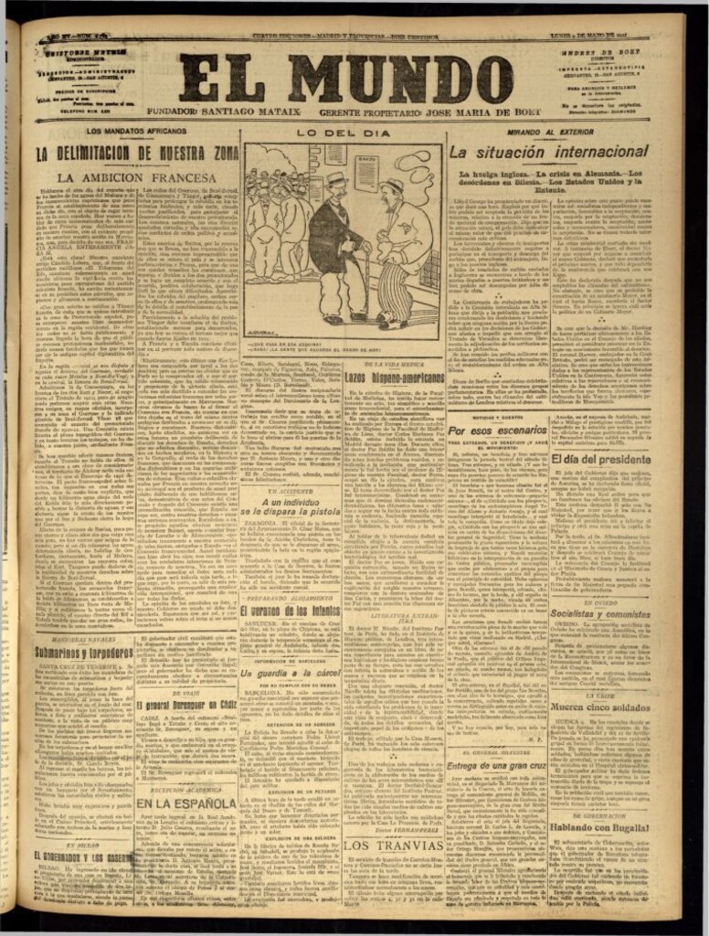 Miniatura de El Mundo del 9 de mayo de 1921
