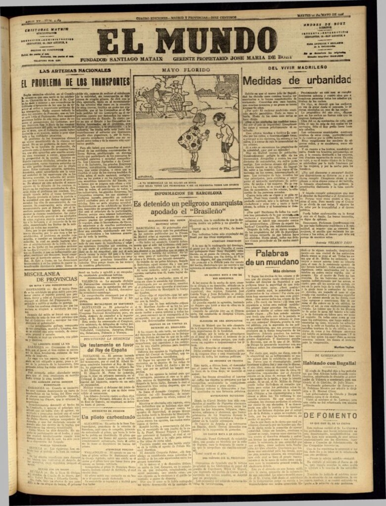 Miniatura de El Mundo del 10 de mayo de 1921