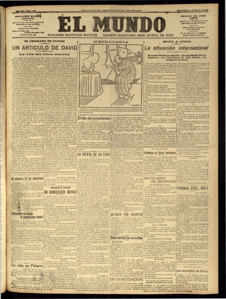 Miniatura de El Mundo del 11 de mayo de 1921