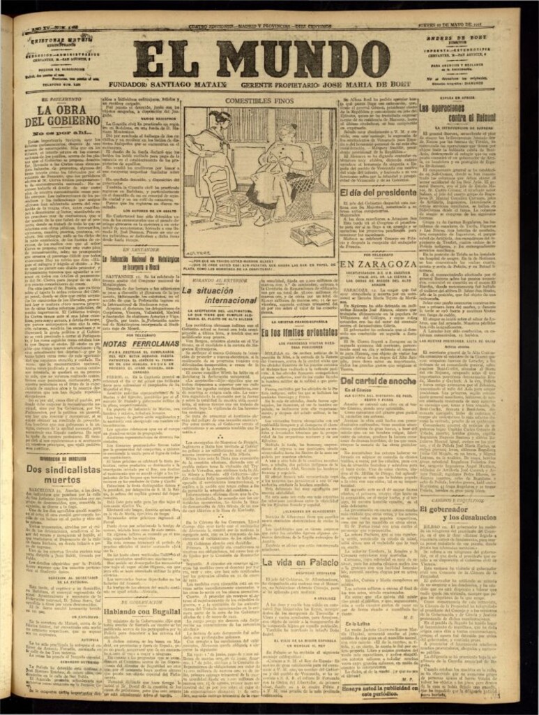 Miniatura de El Mundo del 12 de mayo de 1921
