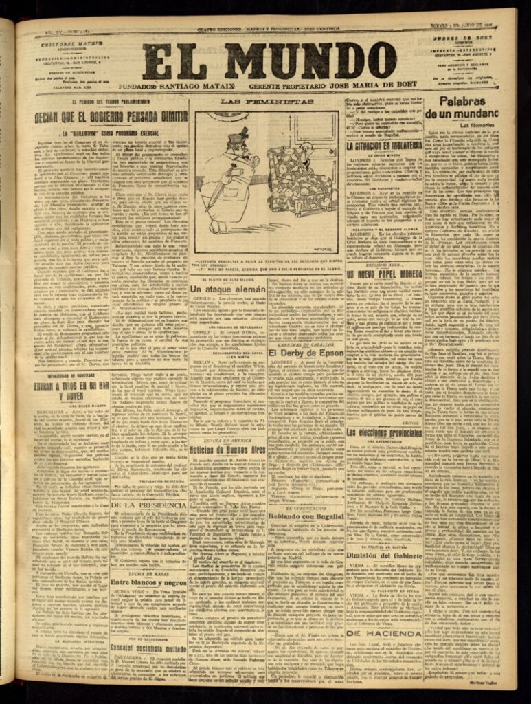 Miniatura de El Mundo del 2 de junio de 1921