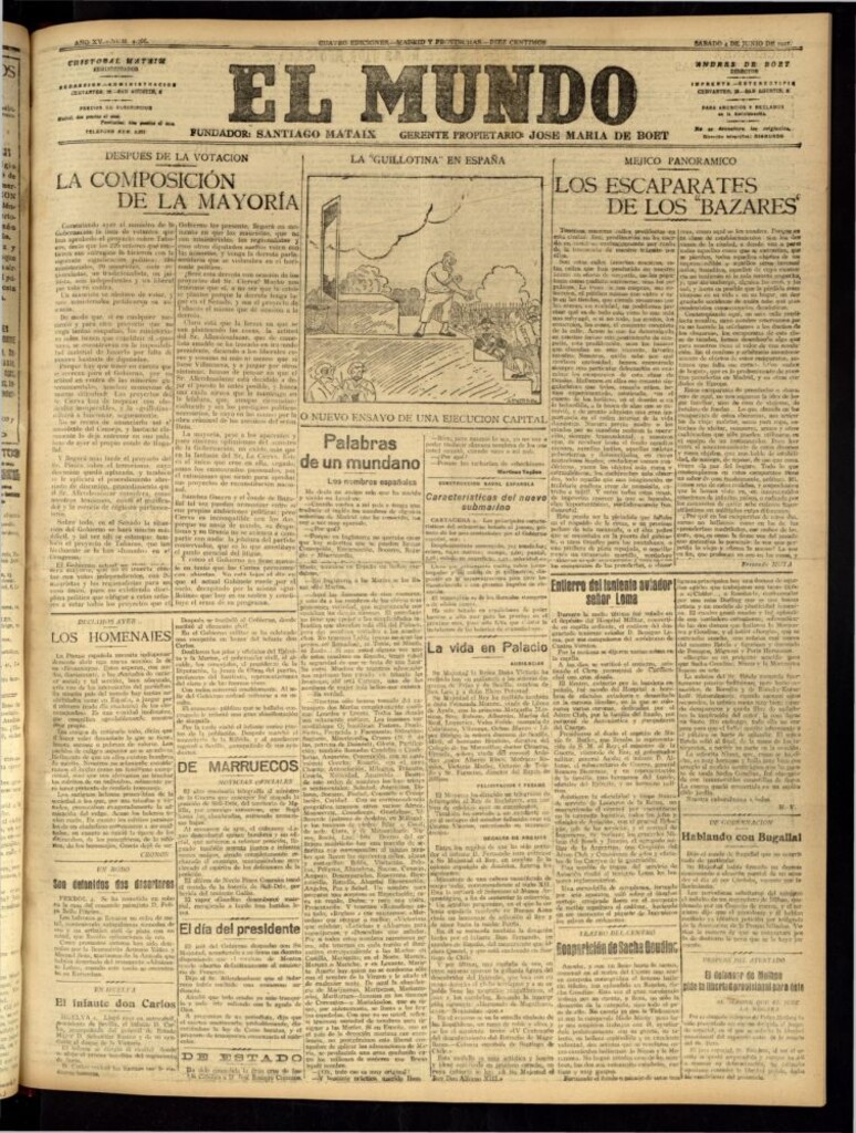 Miniatura de El Mundo del 4 de junio de 1921