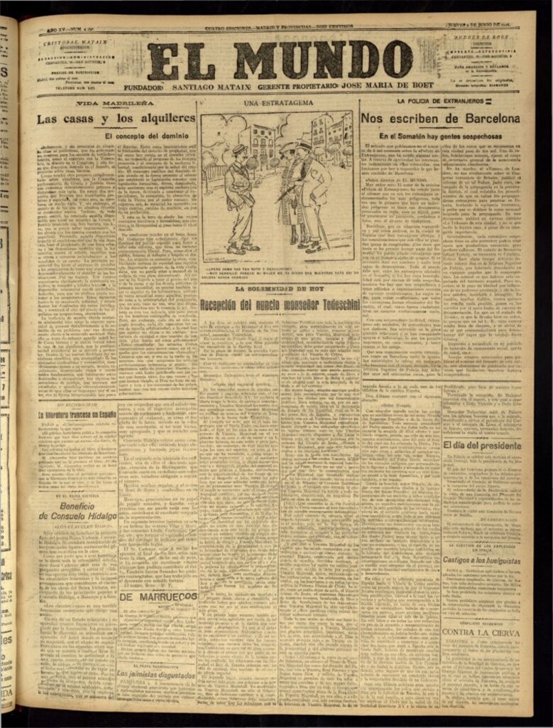 Miniatura de El Mundo del 9 de junio de 1921
