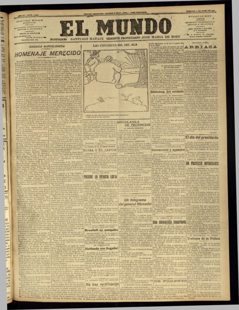 Miniatura de El Mundo del 10 de junio de 1921