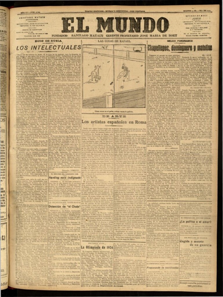Miniatura de El Mundo del 14 de junio de 1921 (edición de provincias)