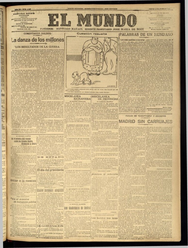 Miniatura de El Mundo del 16 de junio de 1921