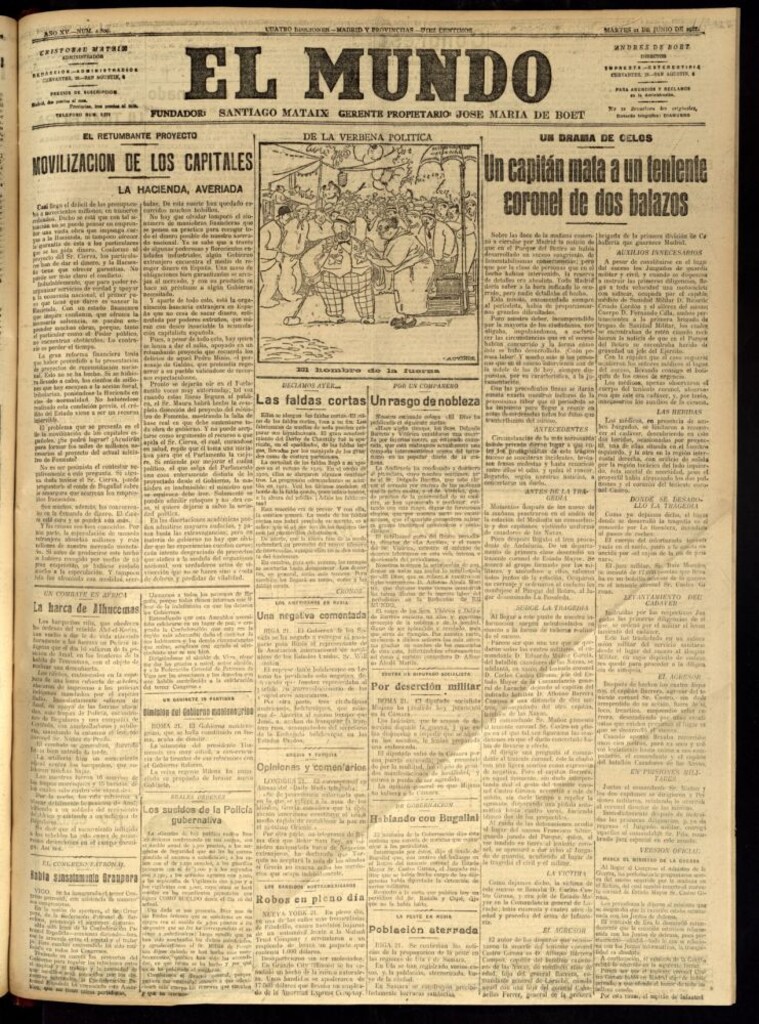Miniatura de El Mundo del 21 de junio de 1921