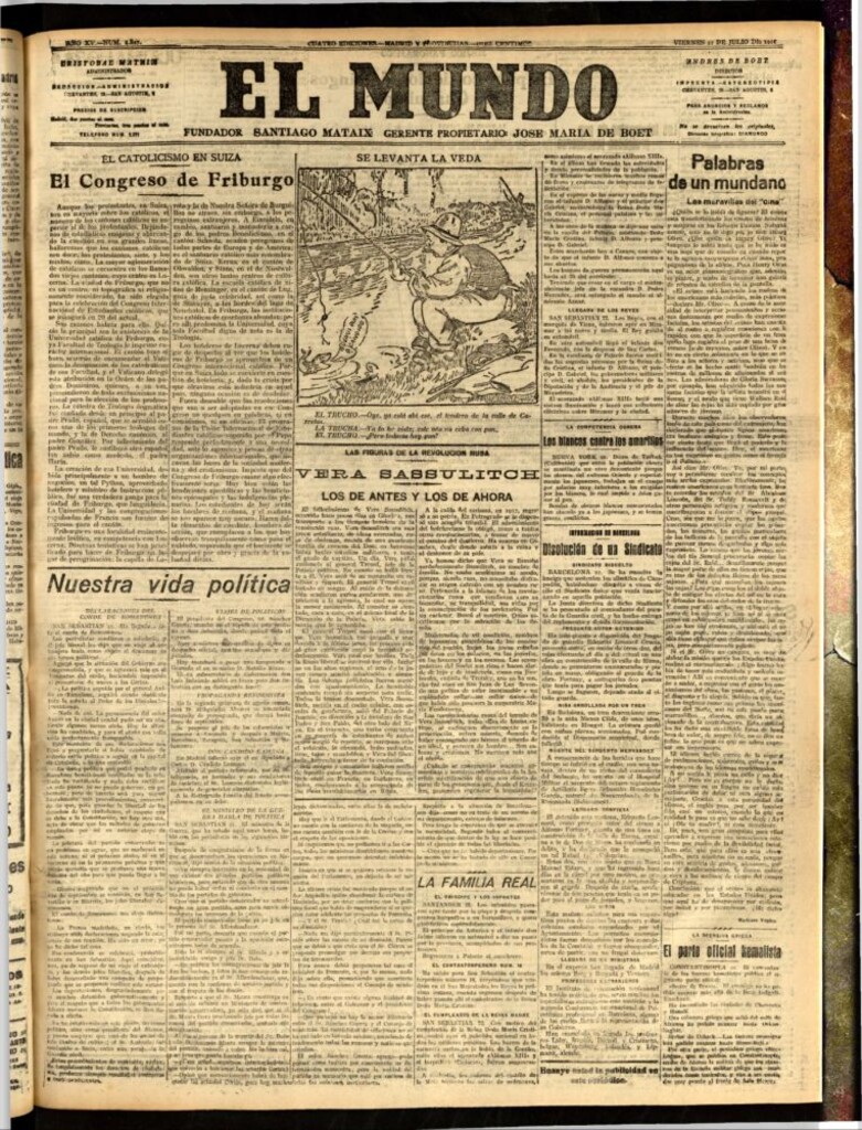 Miniatura de El Mundo del 22 de julio de 1921 (edición de provincias)