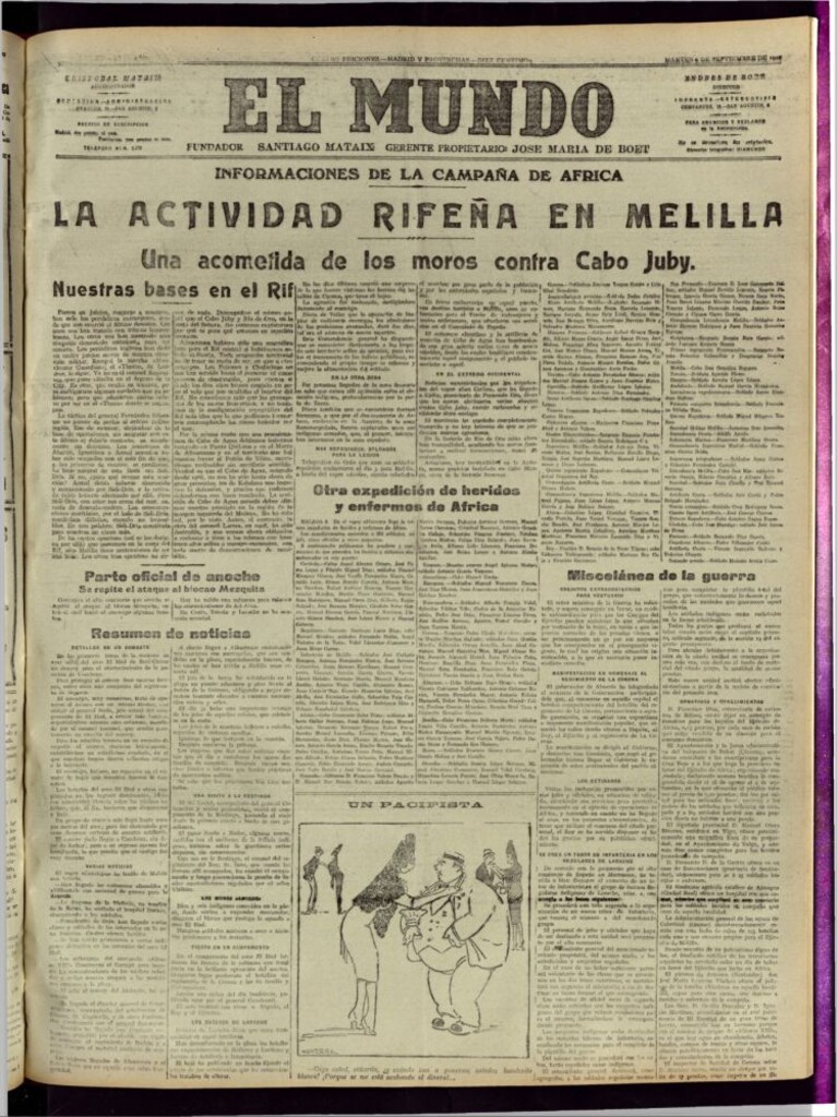 Miniatura de El Mundo del 6 de septiembre de 1921