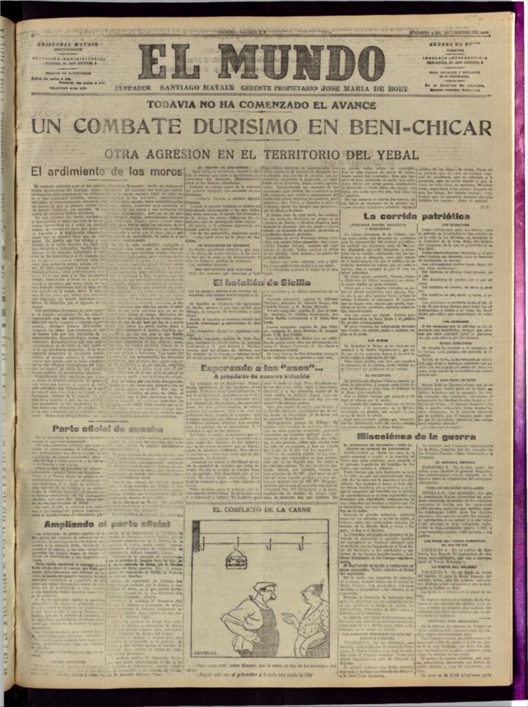 Miniatura de El Mundo del 9 de septiembre de 1921