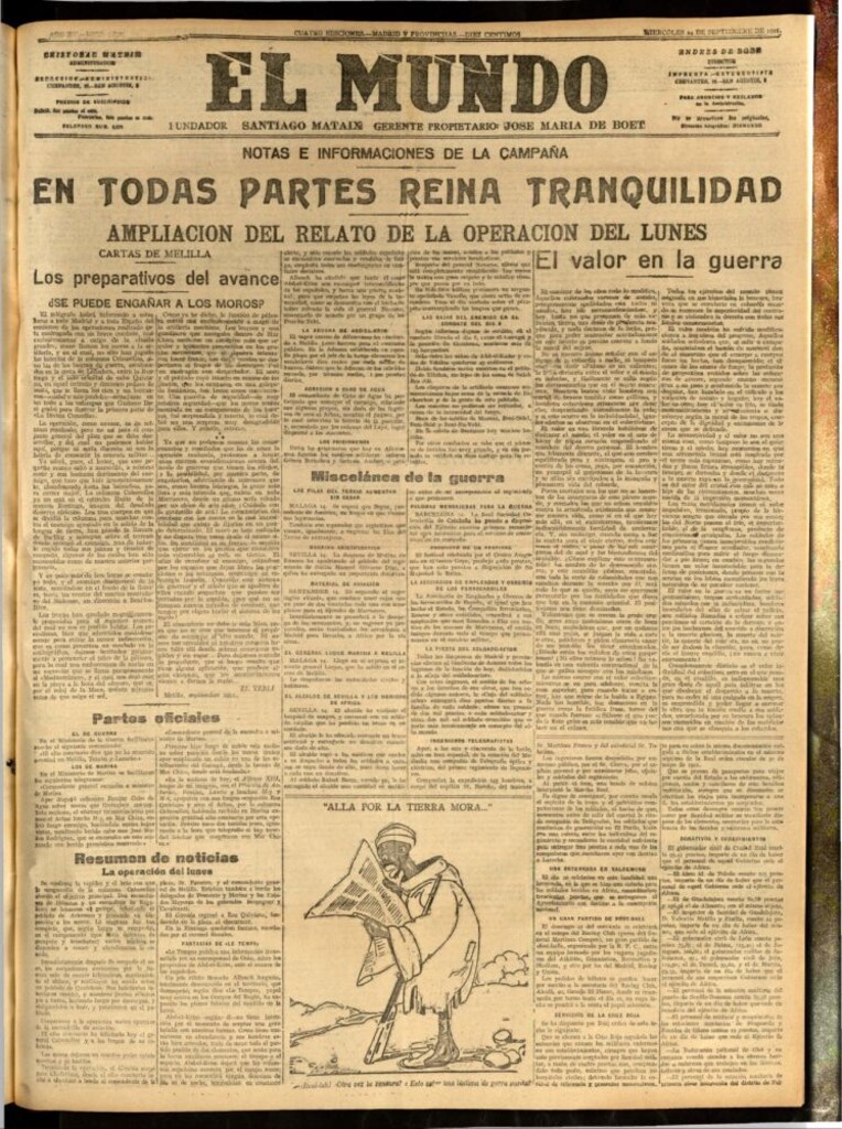 Miniatura de El Mundo del 14 de septiembre de 1921 (edición de provincias)