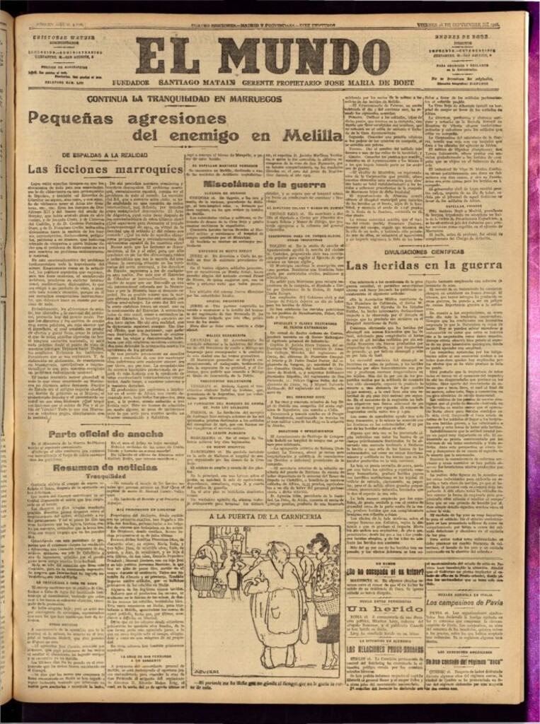 Miniatura de El Mundo del 16 de septiembre de 1921