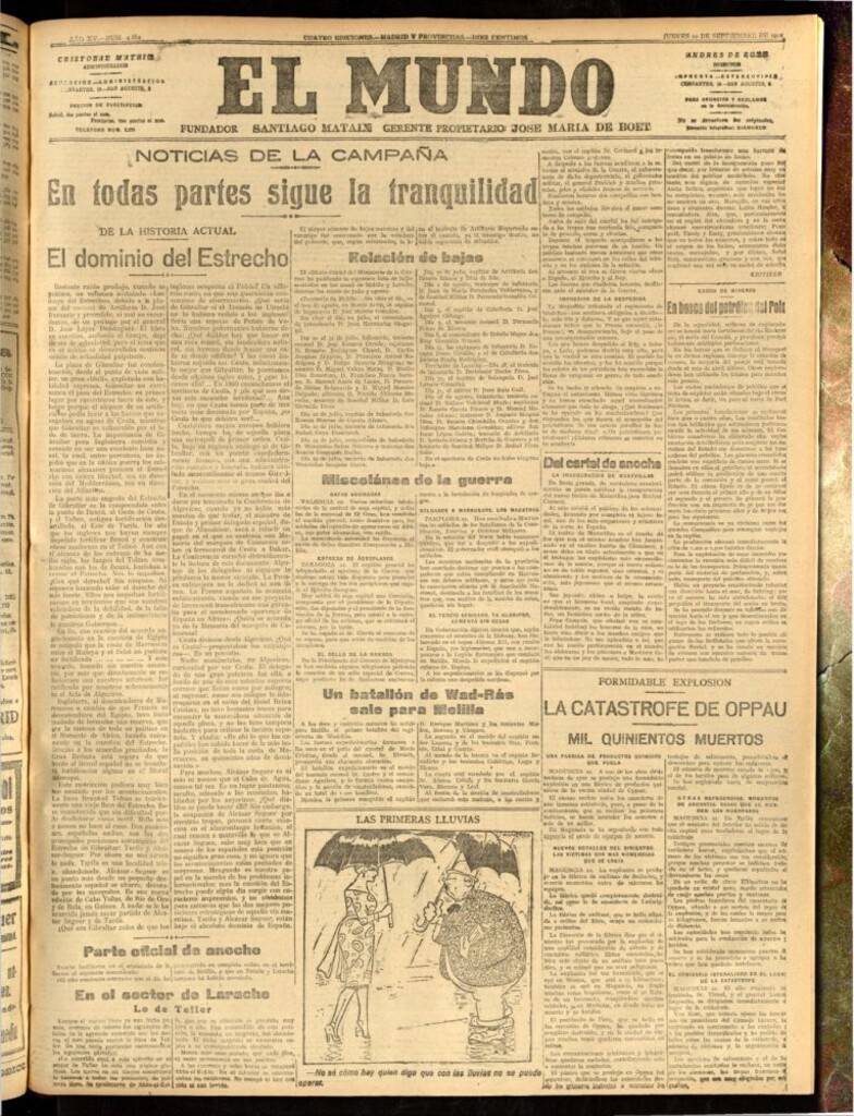 Miniatura de El Mundo del 22 de septiembre de 1921 (edición de provincias)