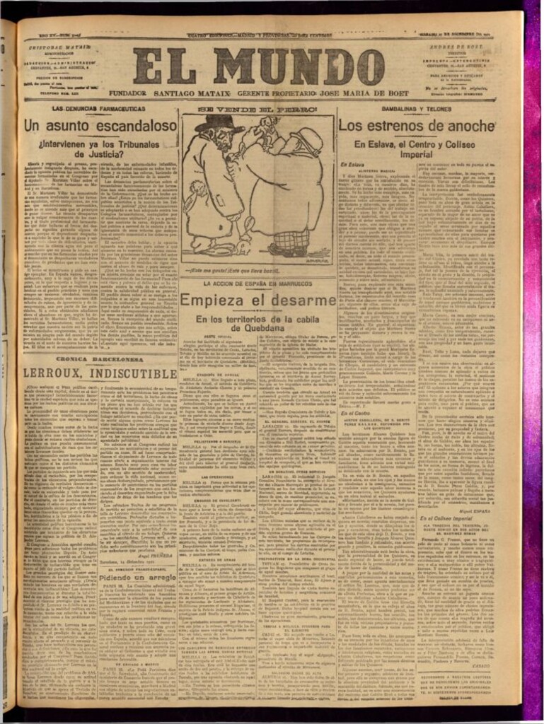 Miniatura de El Mundo del 17 de diciembre de 1921