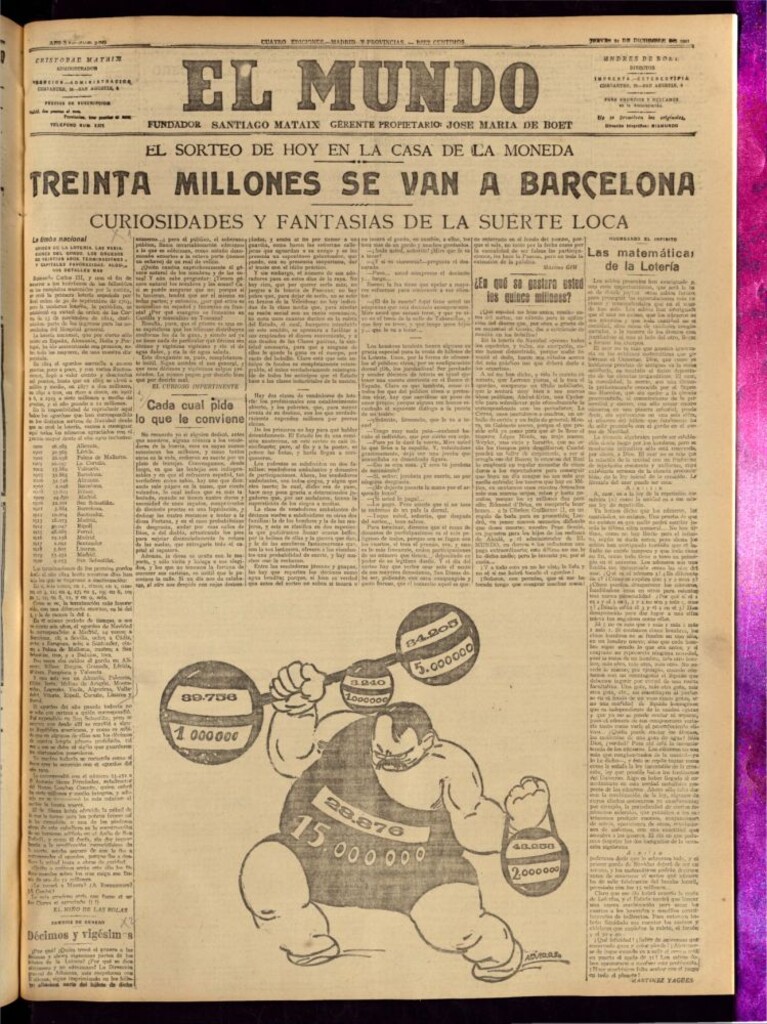 Miniatura de El Mundo del 22 de diciembre de 1921